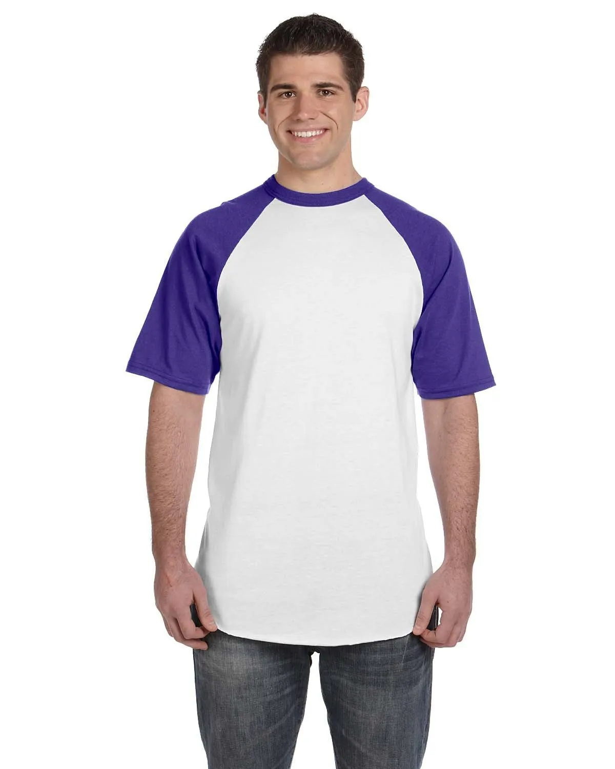 423-Augusta Sportswear-WHITE/ PURPLE