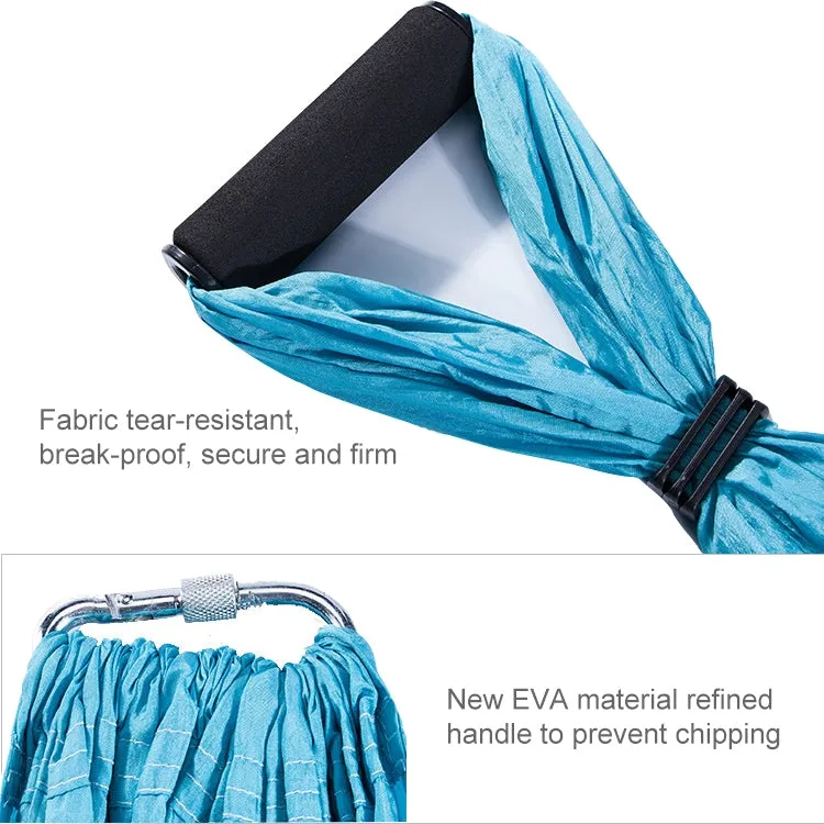 6 Handles Bodybuilding Handstand Inelasticity Aerial Yoga Hammock(Sapphire Blue)