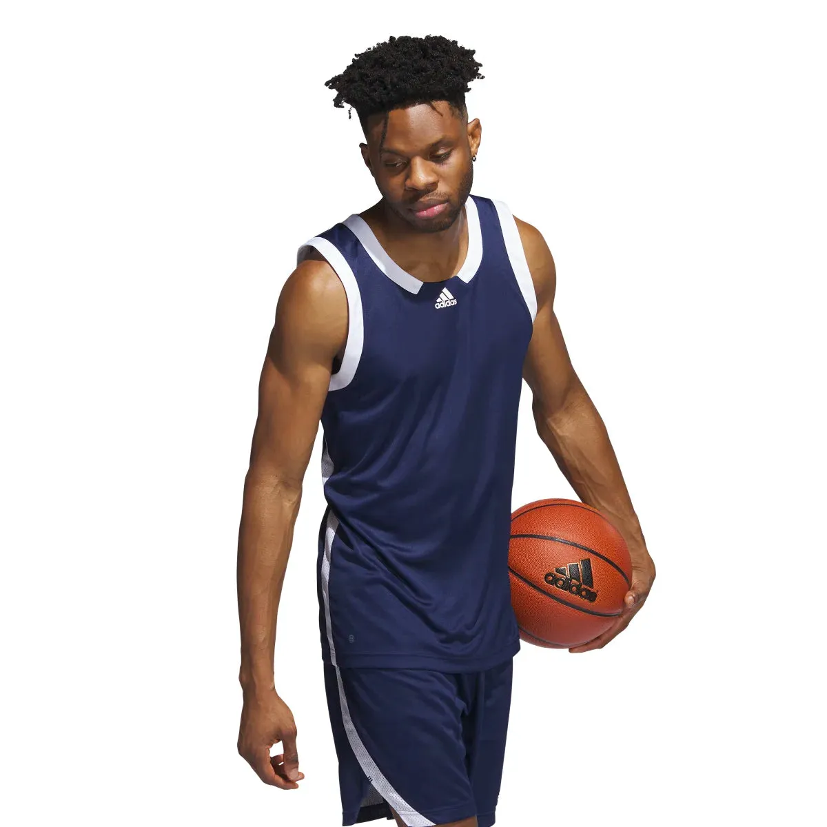 adidas Men's Icon Squad Basketball Jersey (Tall)