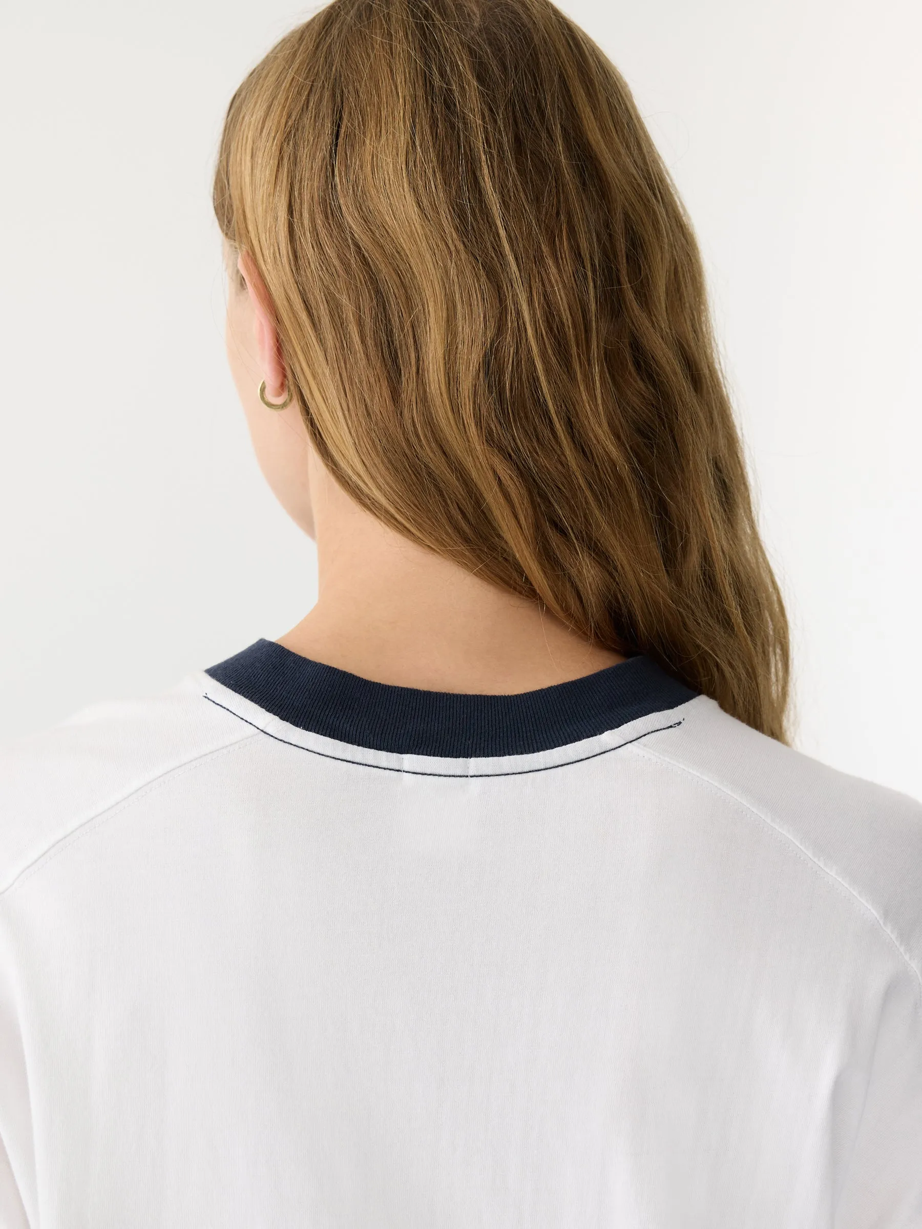athletic v neck short sleeve t.shirt