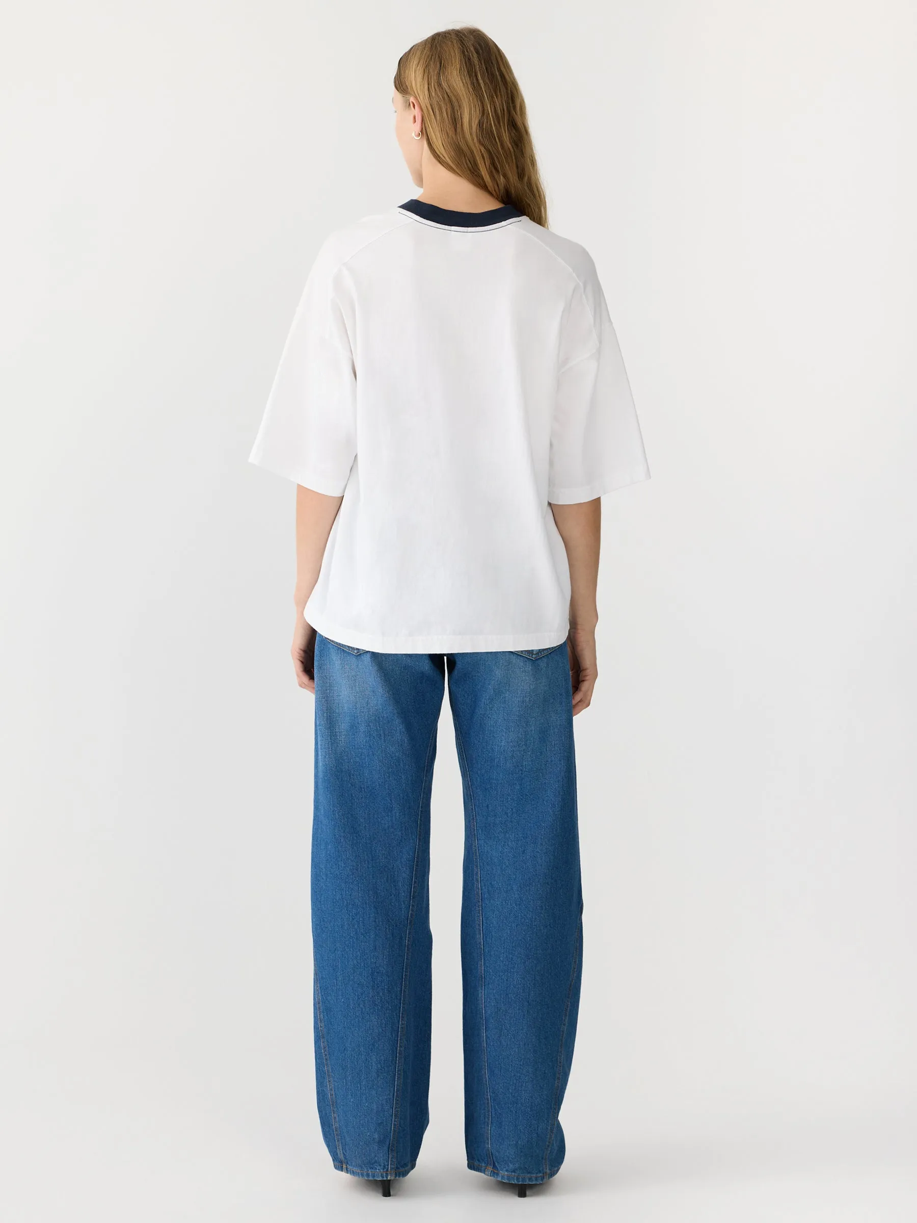 athletic v neck short sleeve t.shirt