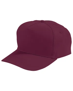 Augusta Sportswear Adult 5-Panel Cotton Twill Cap