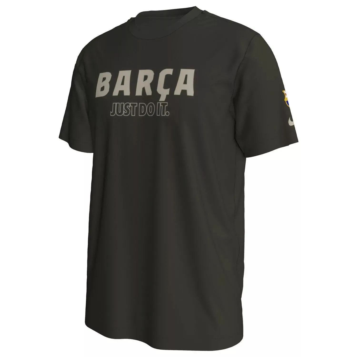 Barcelona Just Do It Nike Men's Olive T-Shirt
