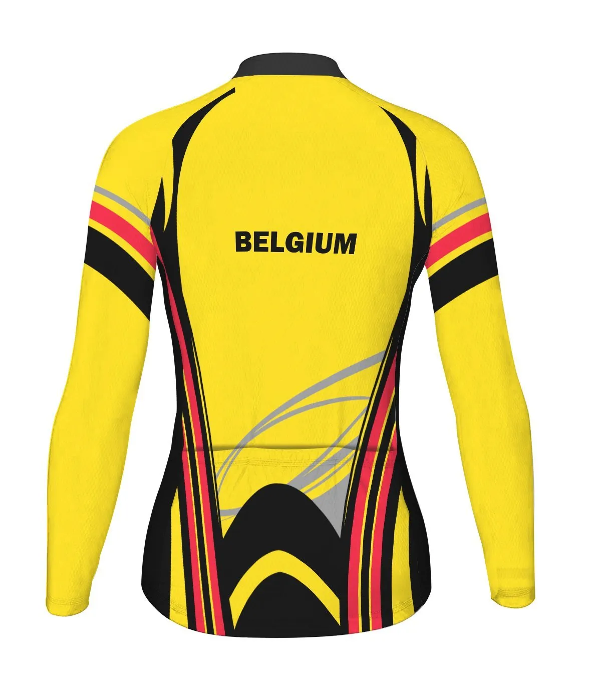 Belgium Long Sleeve Cycling Jersey for Women