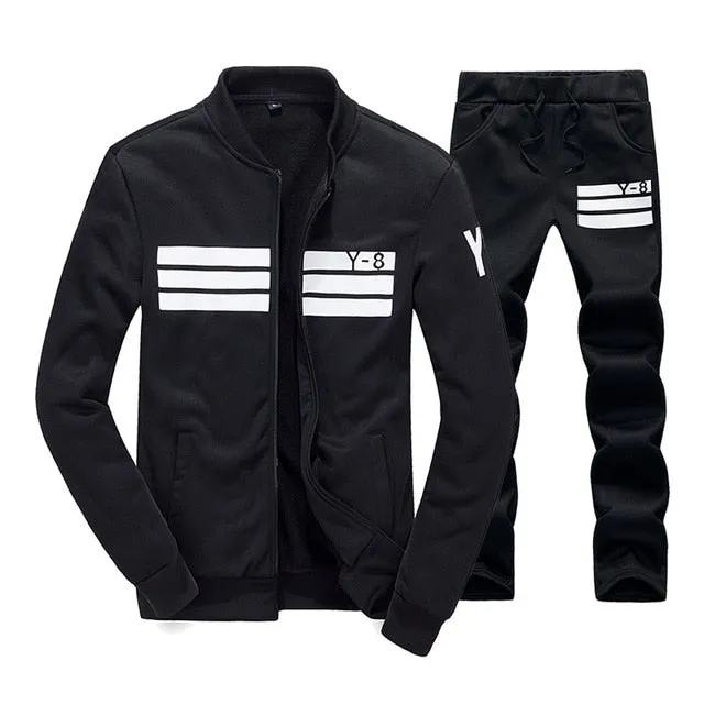 BOLUBAO 2020 New Autumn Men Set Quality Fleece Sweatshirt   Pants Male Tracksuit Sporting Sweat Suits Mens Sportswear Sets