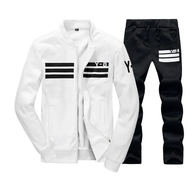BOLUBAO 2020 New Autumn Men Set Quality Fleece Sweatshirt   Pants Male Tracksuit Sporting Sweat Suits Mens Sportswear Sets