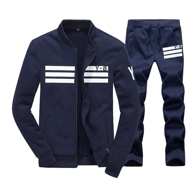 BOLUBAO 2020 New Autumn Men Set Quality Fleece Sweatshirt   Pants Male Tracksuit Sporting Sweat Suits Mens Sportswear Sets