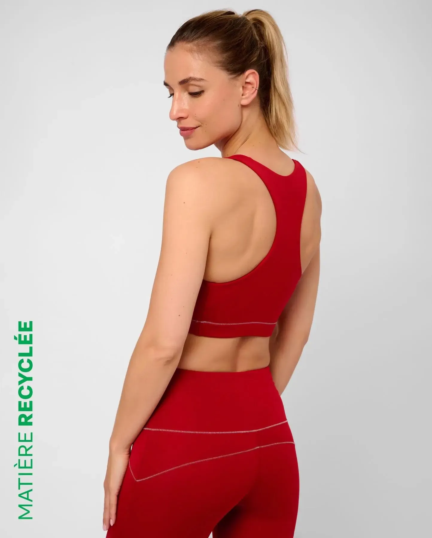 Brassière de yoga rouge BANDHA
