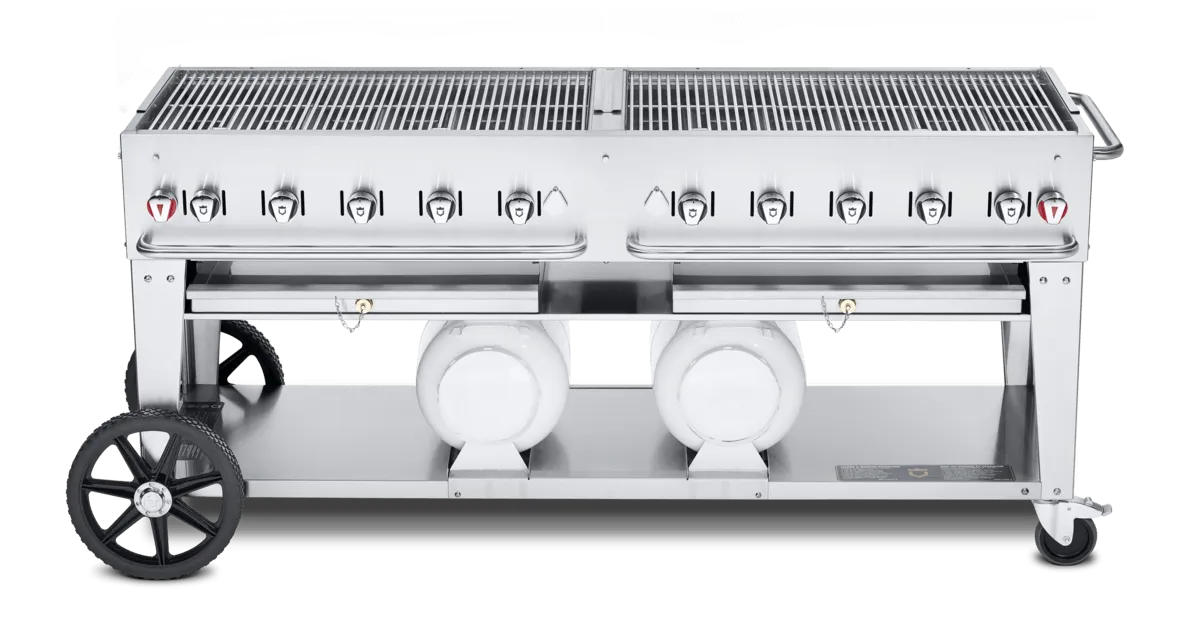 Crown Verity Premium Mobile Grill Club Series 72" CV-CCB-72