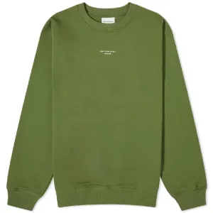 De Monsieur Not From Paris Madame Crew sweatshirt, dark green
