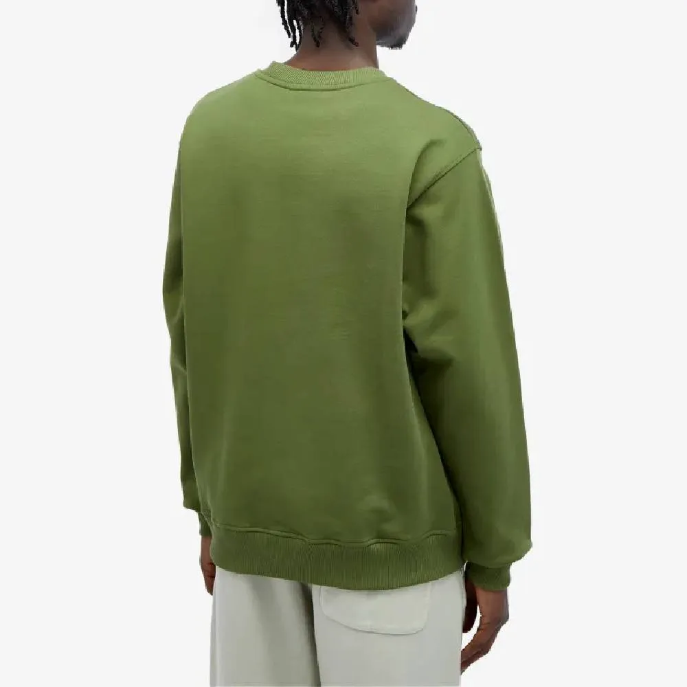 De Monsieur Not From Paris Madame Crew sweatshirt, dark green