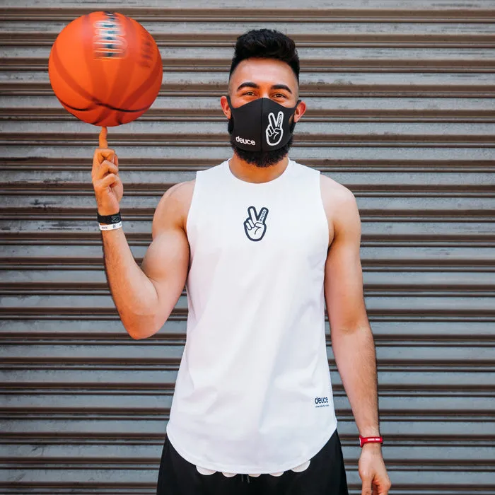 Deuce Athletic Cut Off | White