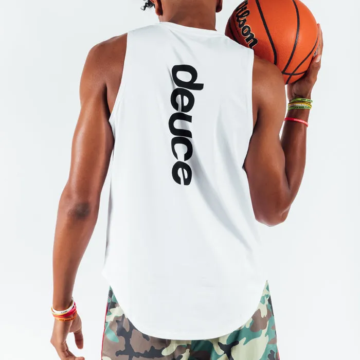 Deuce Athletic Cut Off | White
