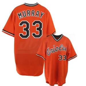 Eddie Murray Orange Baltimore Orioles  Throwback Jersey