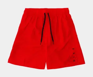 Essential Lap 7" Volley Short Mens Shorts (Red)