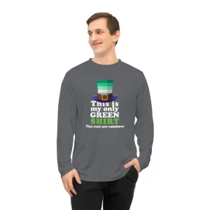 Gay Flag Unisex Performance Long Sleeve Shirt - My Only Green Shirt
