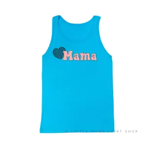 HEART CHECKERS - MAMA - Unisex Jersey Tank