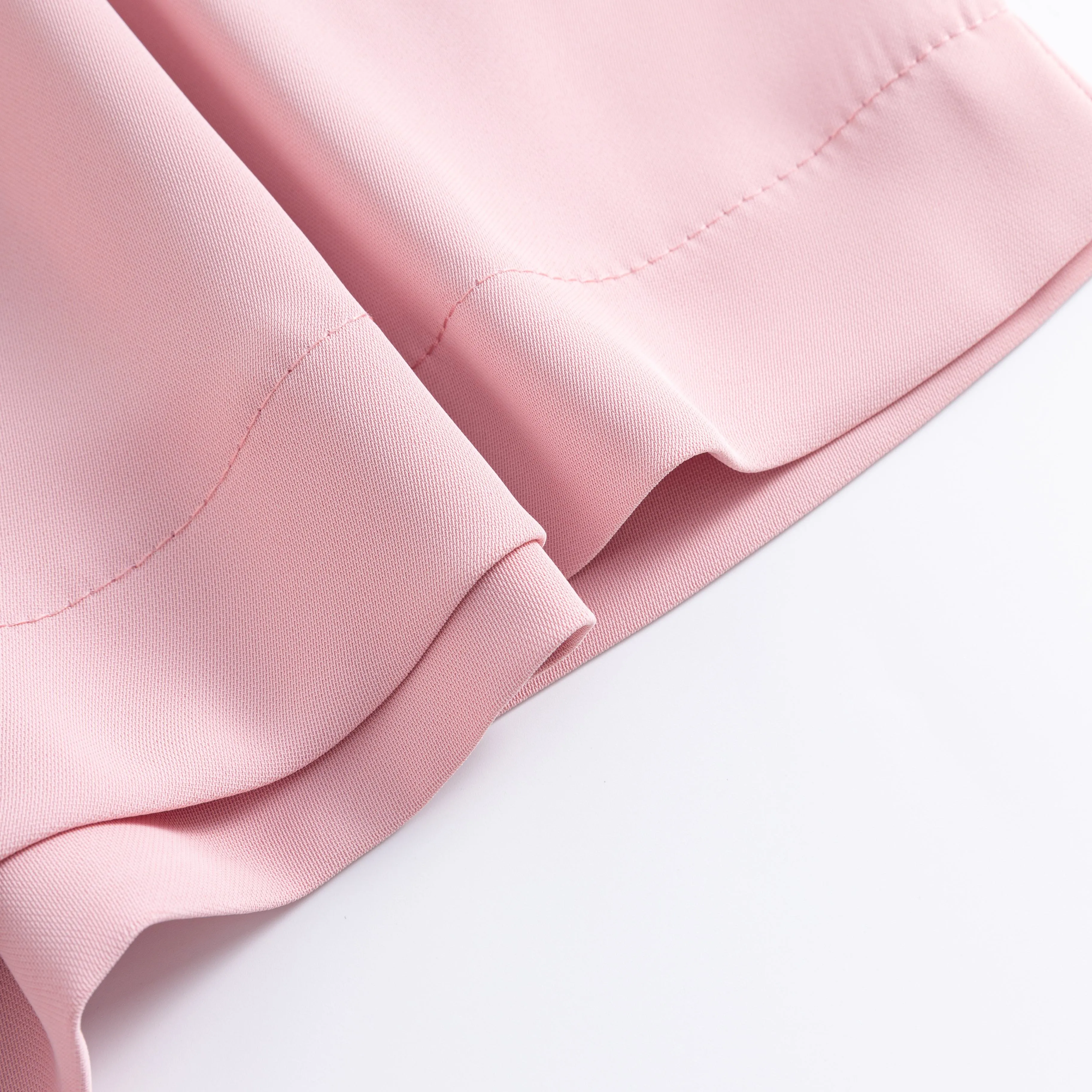 High-Waisted Draping Wide-Leg A-Line Loose-Fit Silky Shorts