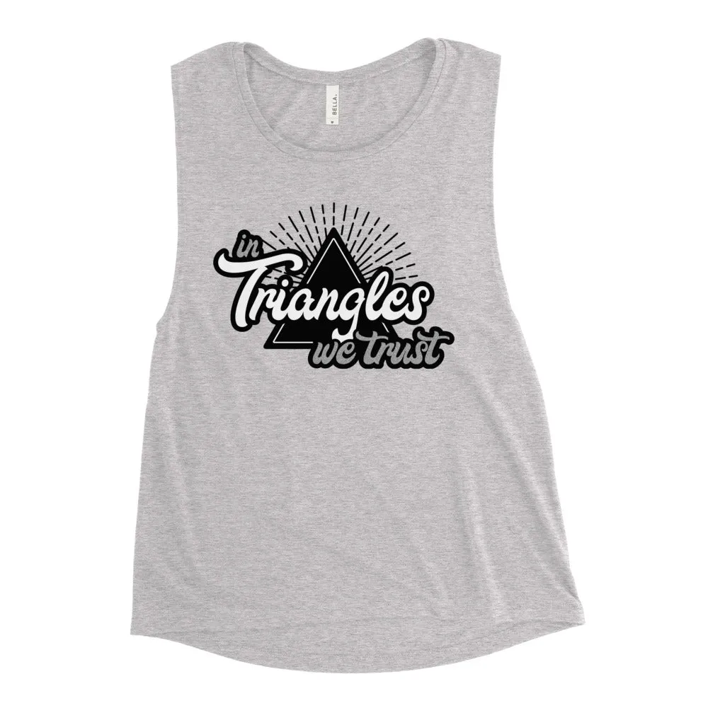 In Triangles We Trust Ladies’ Muscle Tank