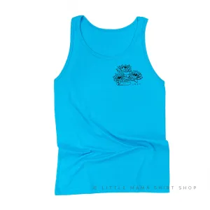 JULY BIRTH FLOWER - Lotus - pocket - Unisex Jersey Tank