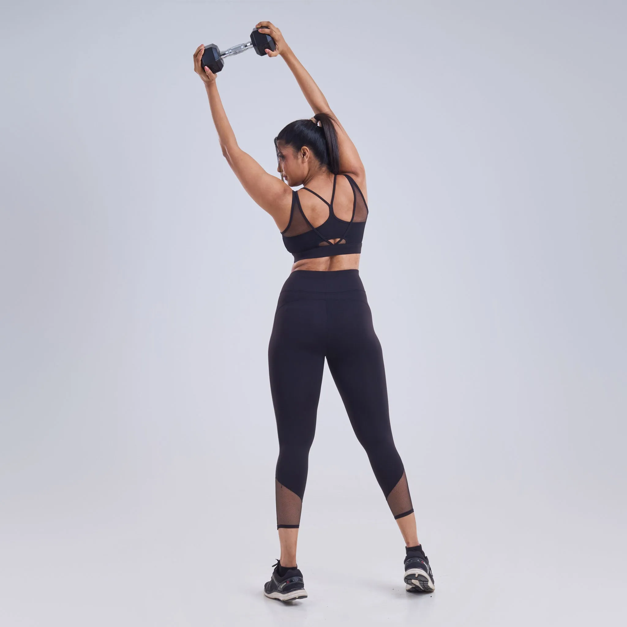Ladies Yoga Sports Pant with Mesh style