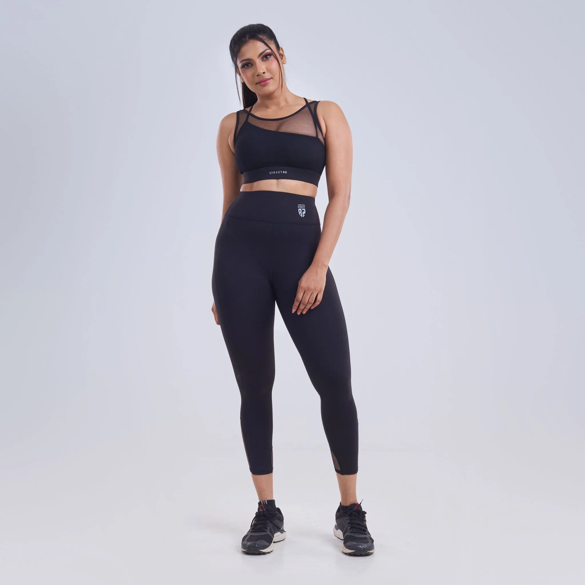 Ladies Yoga Sports Pant with Mesh style