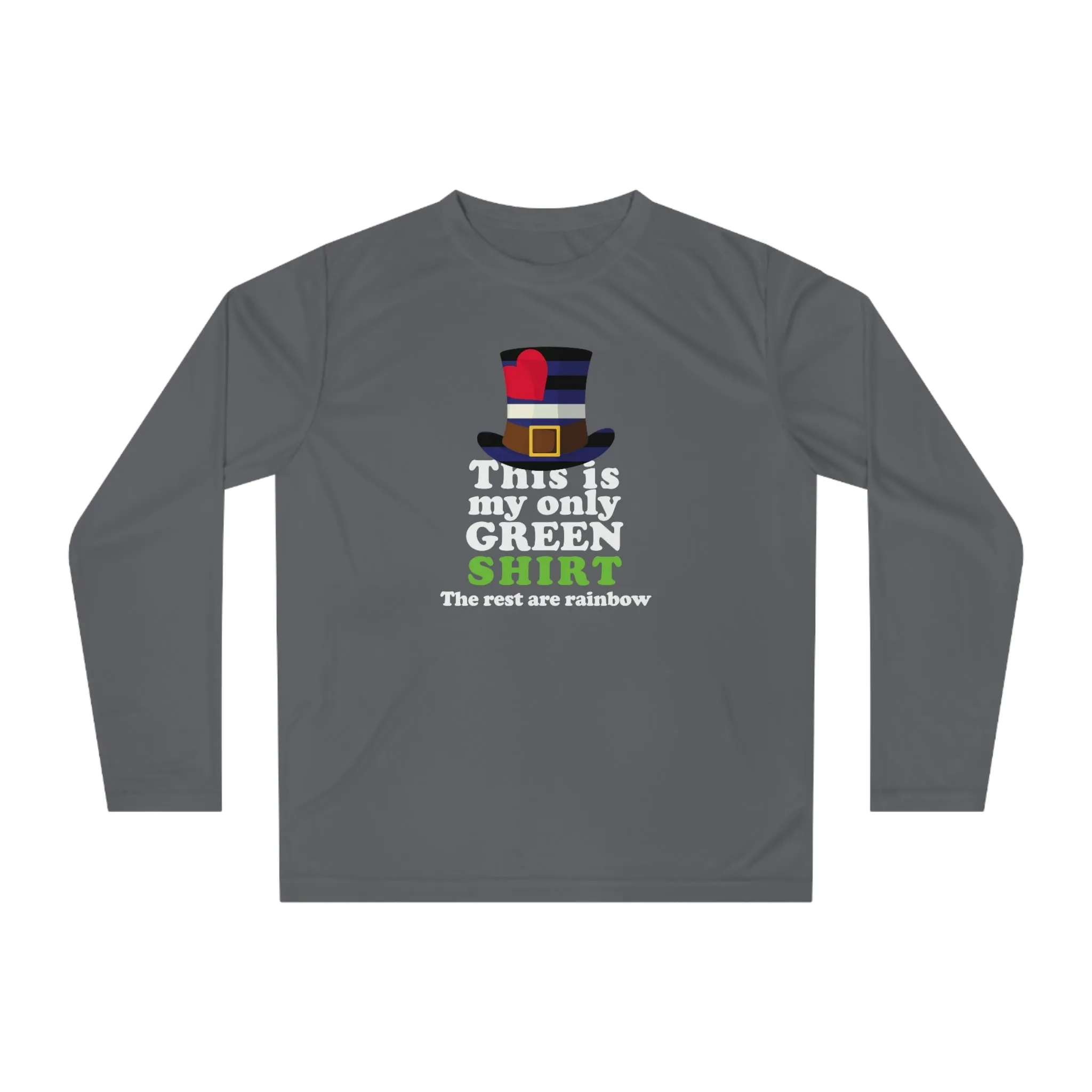 Leather Flag Unisex Performance Long Sleeve Shirt - My Only Green Shirt