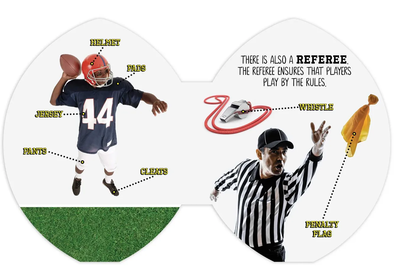 Let's Play Football by Nancy Hall - Board Book