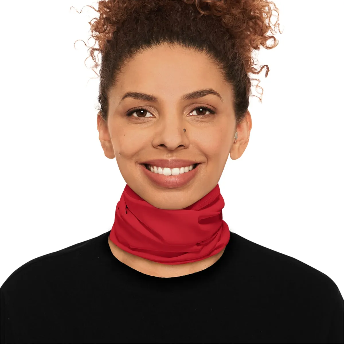 Lightweight Neck Gaiter - Black Queen (Red)