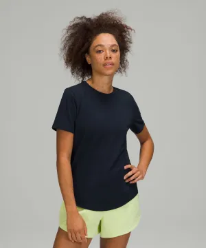 Love Lululemon Crew Neck T-Shirt, Navi