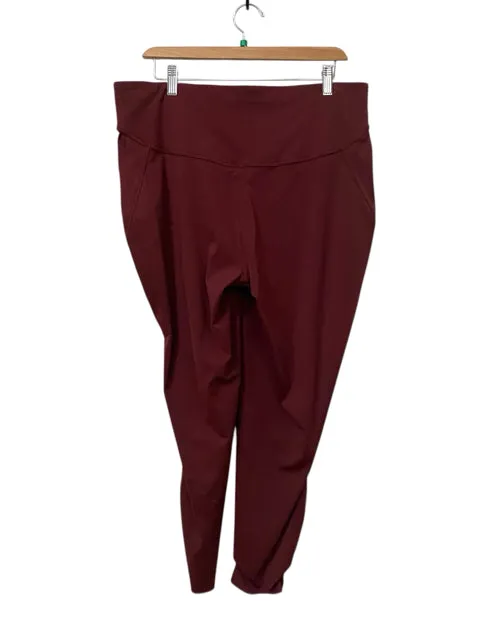 Lululemon Burgandy Size 16 Leggings Almost New