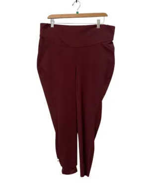 Lululemon Burgandy Size 16 Leggings Almost New