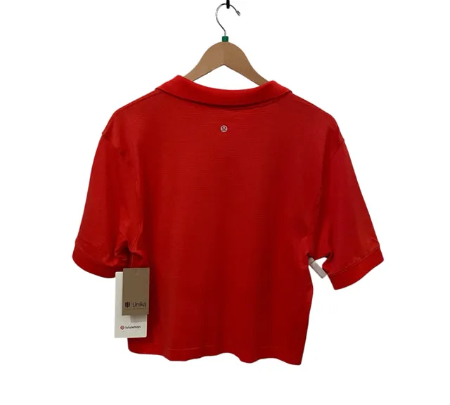 Lululemon Red Size 10 Short Sleeve Almost New