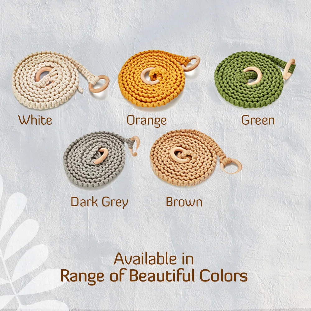 Macarame Yoga Mat Strap - Brown