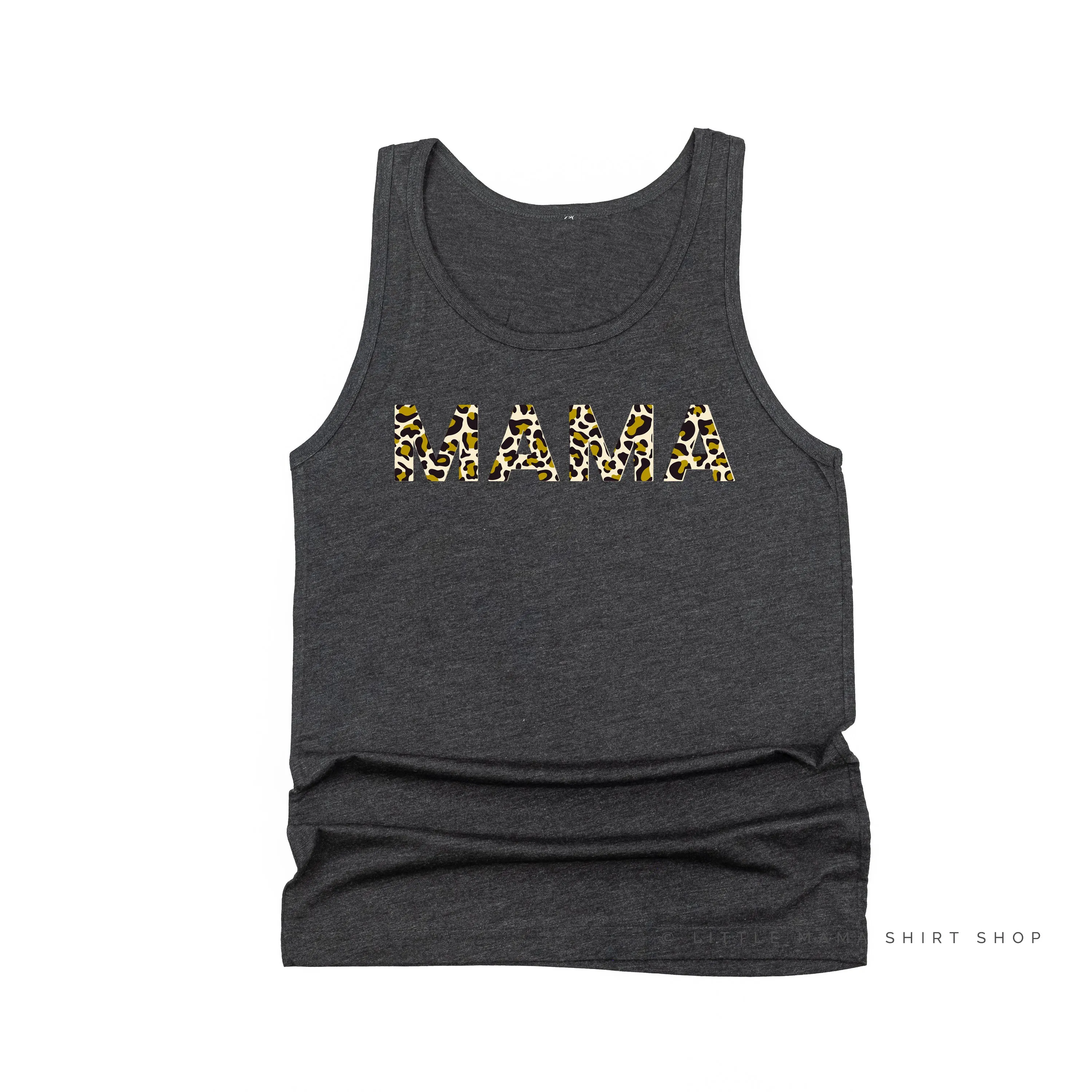 Mama - Leopard Design - Unisex Jersey Tank