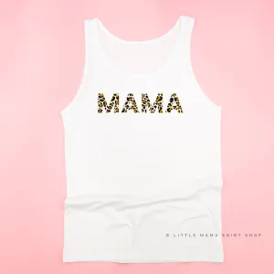 Mama - Leopard Design - Unisex Jersey Tank