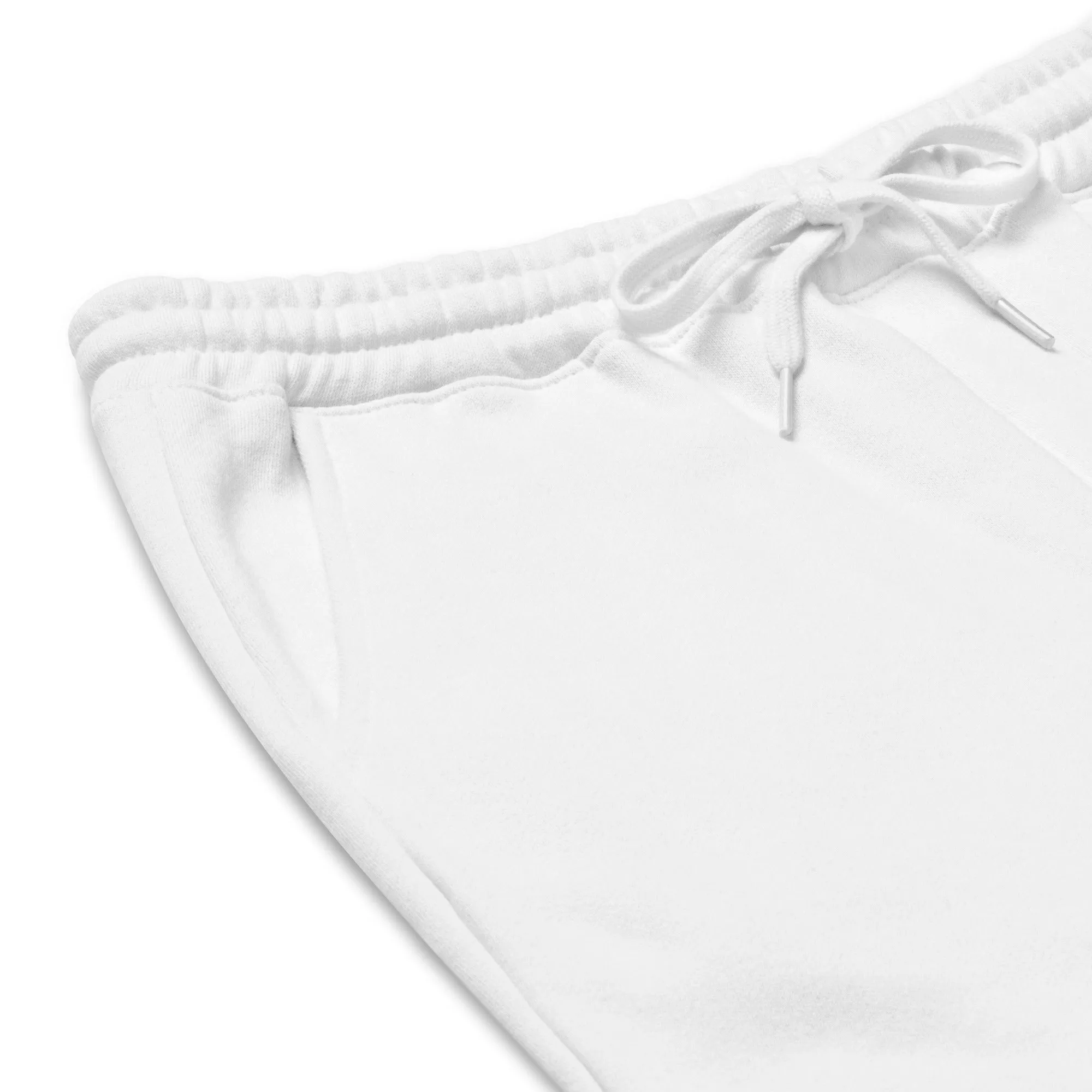 Men's fleece shorts - Lime and Limon Embroidery