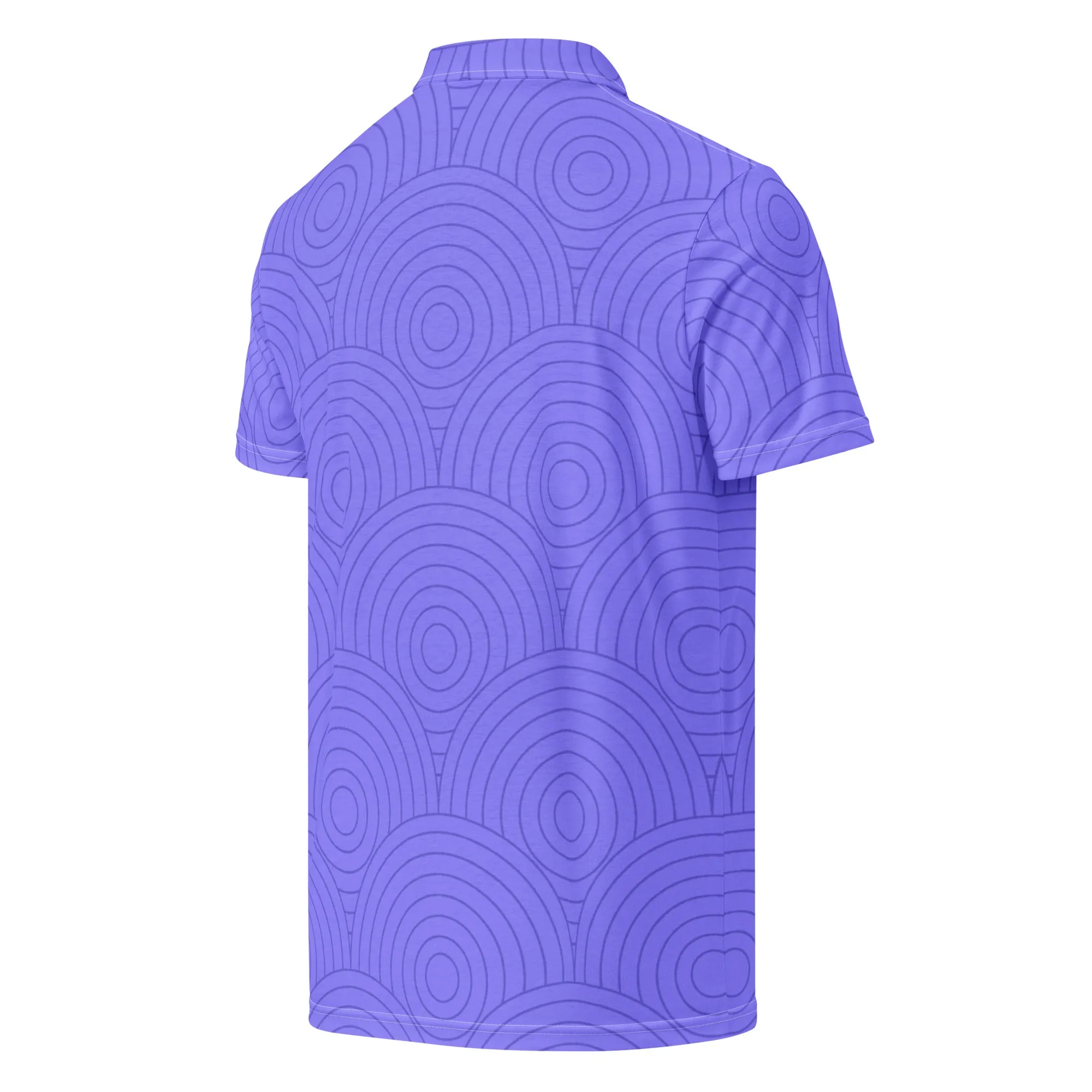Men’s Slim Fit Polo Shirt, Purple Designer, lioness-love