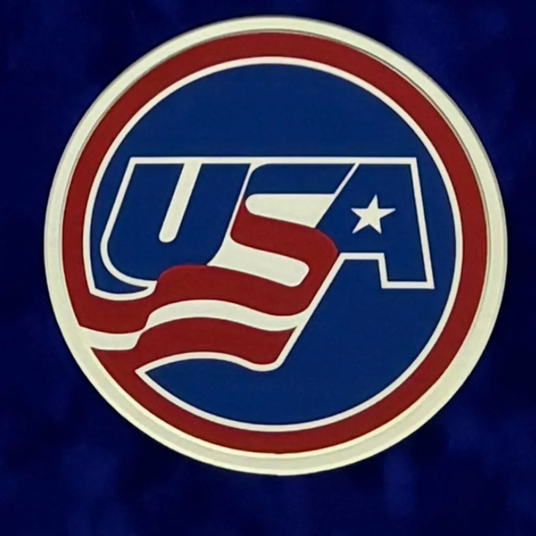 Mike Eruzione Signed USA Blue Custom Suede Matte Framed Jersey