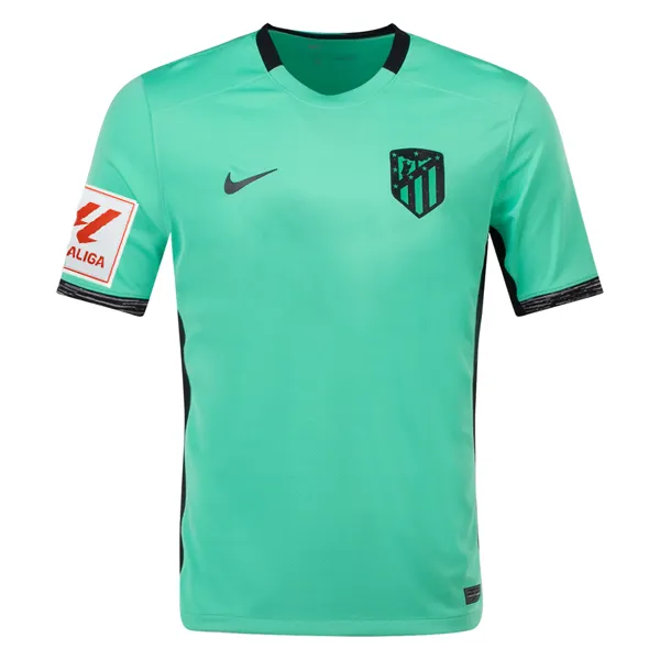 Nike Atletico Madrid Koke Third Jersey w/ La Liga Patch 23/24 (Spring Green/Black)