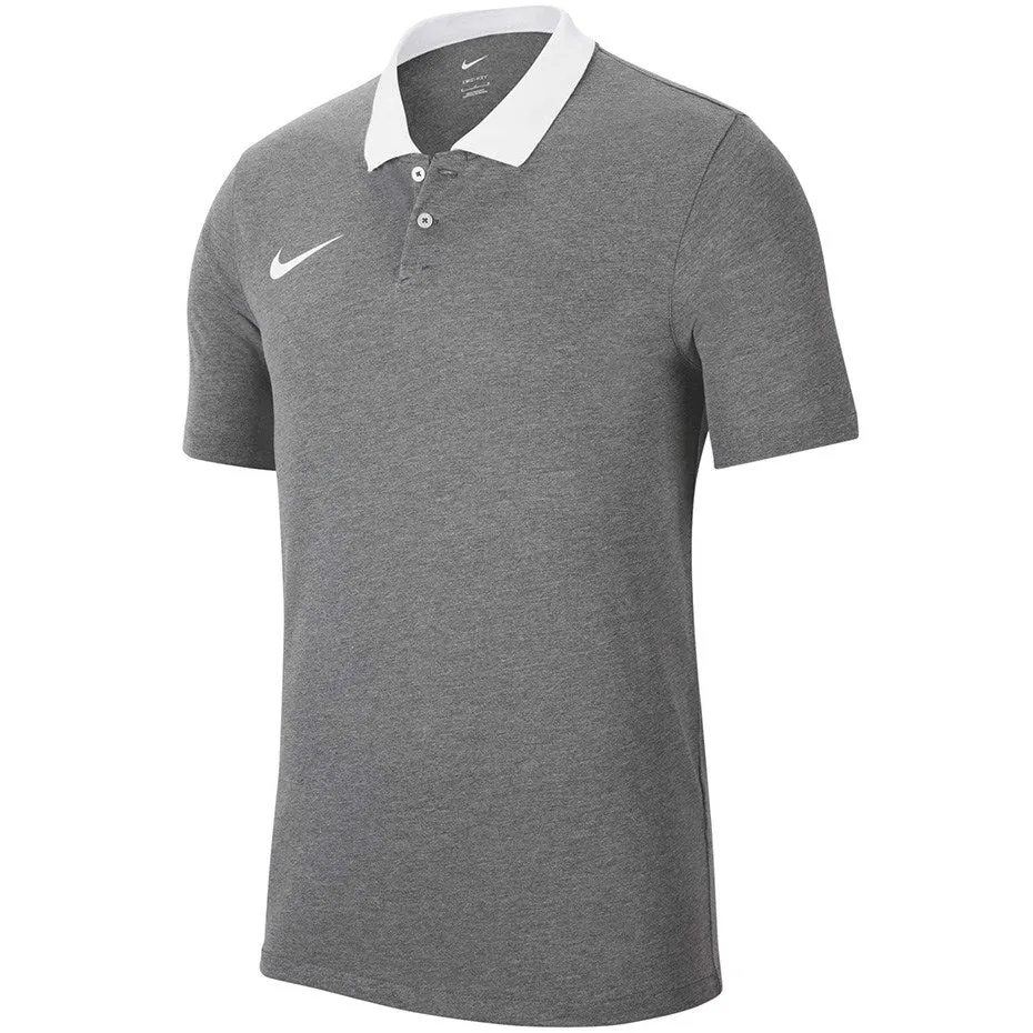 Nike Dri-Fit Park 20 Polo Ss Men's T-Shirt Grey Cw6933 071 L