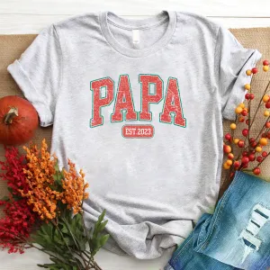 Personalized Christmas Papa Shirt, Grandpa Christmas T - hirt 01