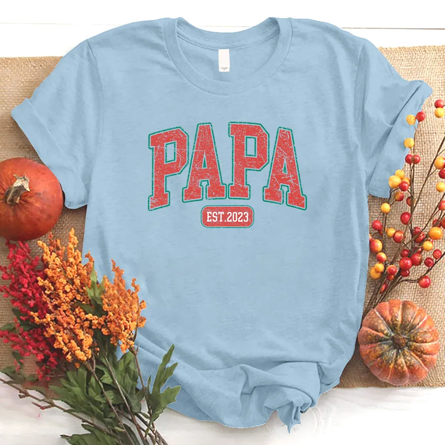 Personalized Christmas Papa Shirt, Grandpa Christmas T - hirt 01