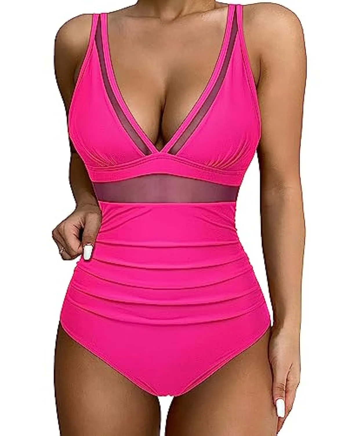   Pre-Summer Sale 50% OFFMesh Tummy Control Swimsuit