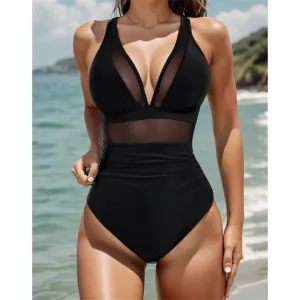   Pre-Summer Sale 50% OFFMesh Tummy Control Swimsuit