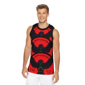 Special Edition Crowgodshi Designer Basketball Jersey, RED LOGO
