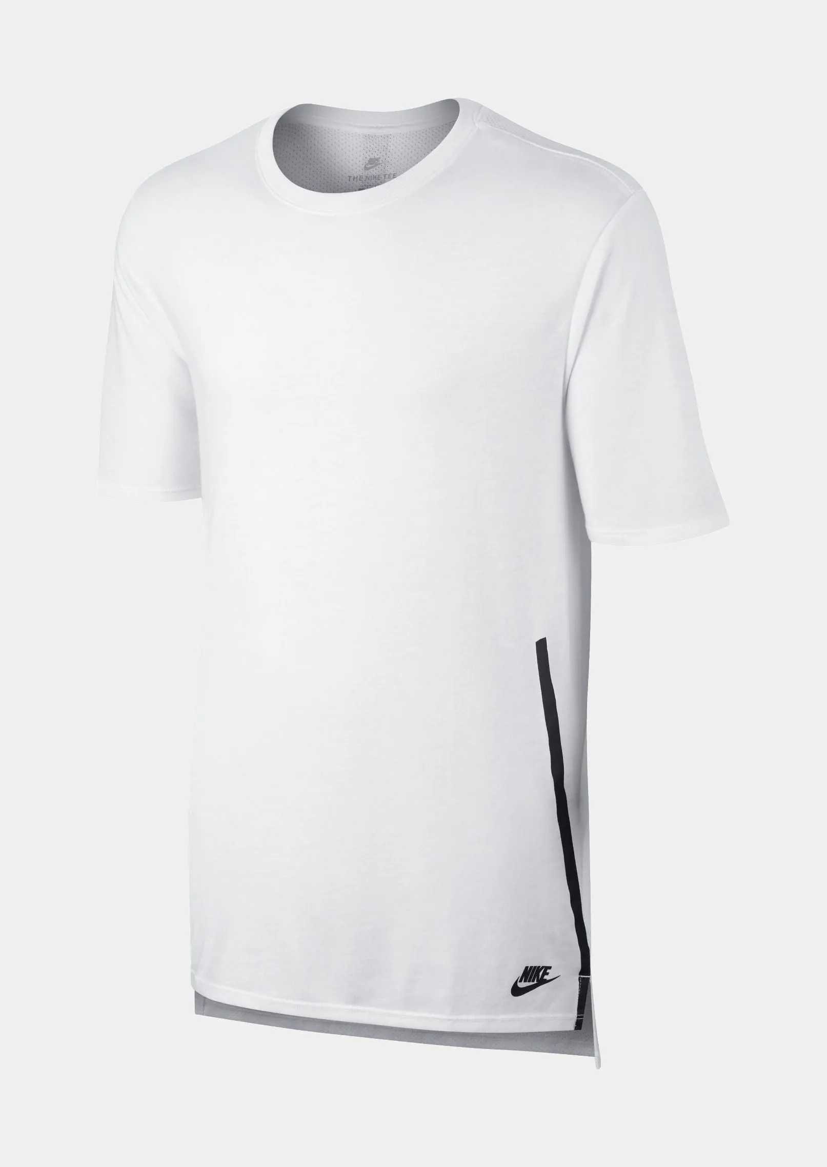 Sportswear Droptail Bonded Mesh Mens T-Shirt (White)