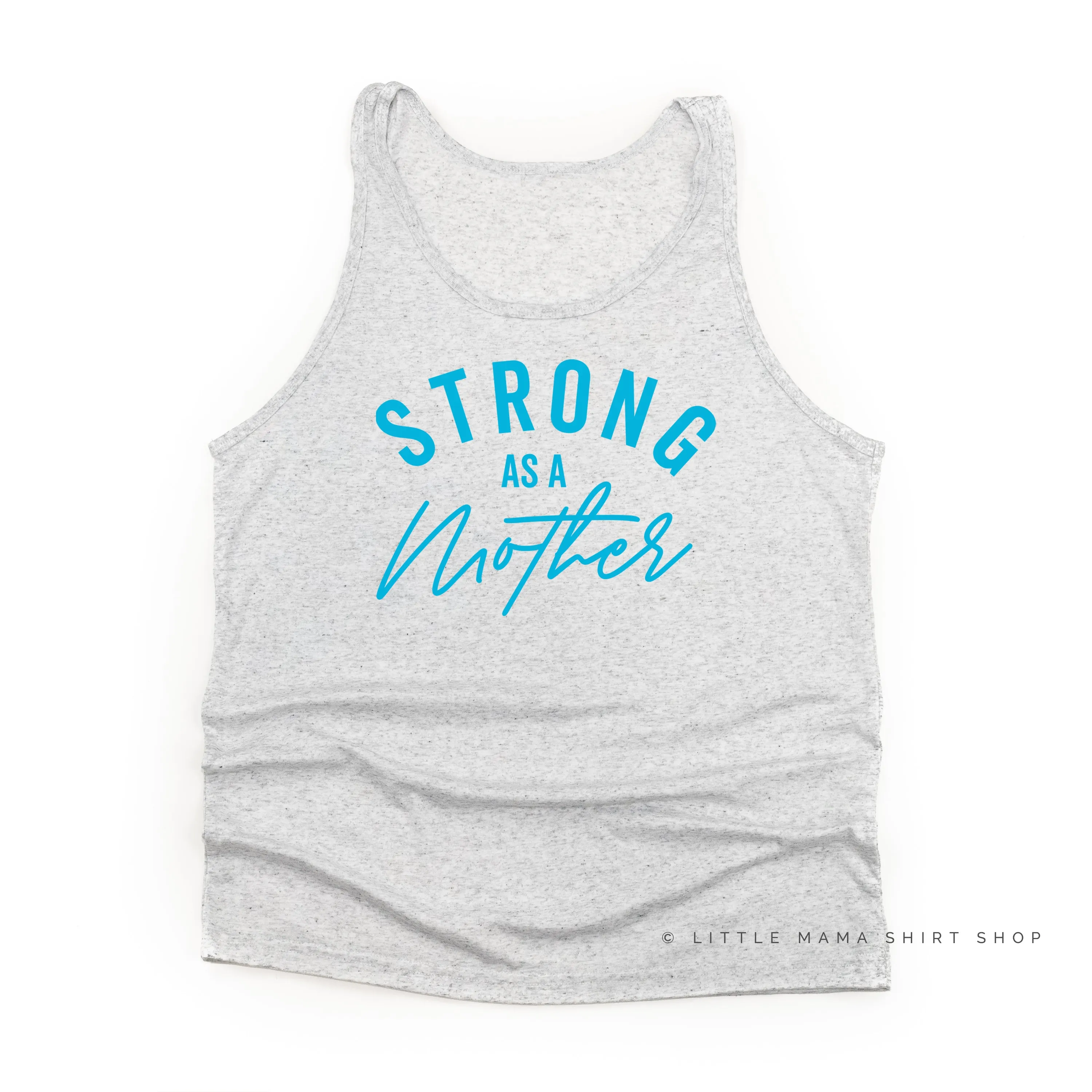 STRONG AS A MOTHER - Unisex Jersey Tank