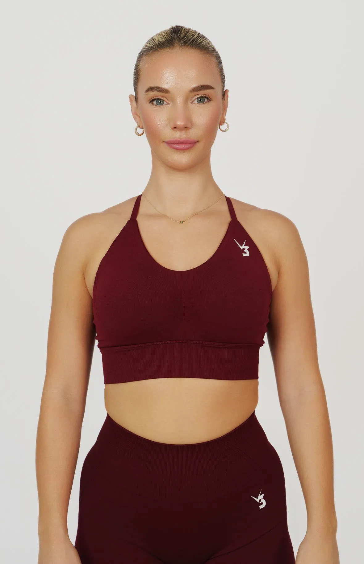 Tempo 3-Piece Seamless Set - Pomegranate Red