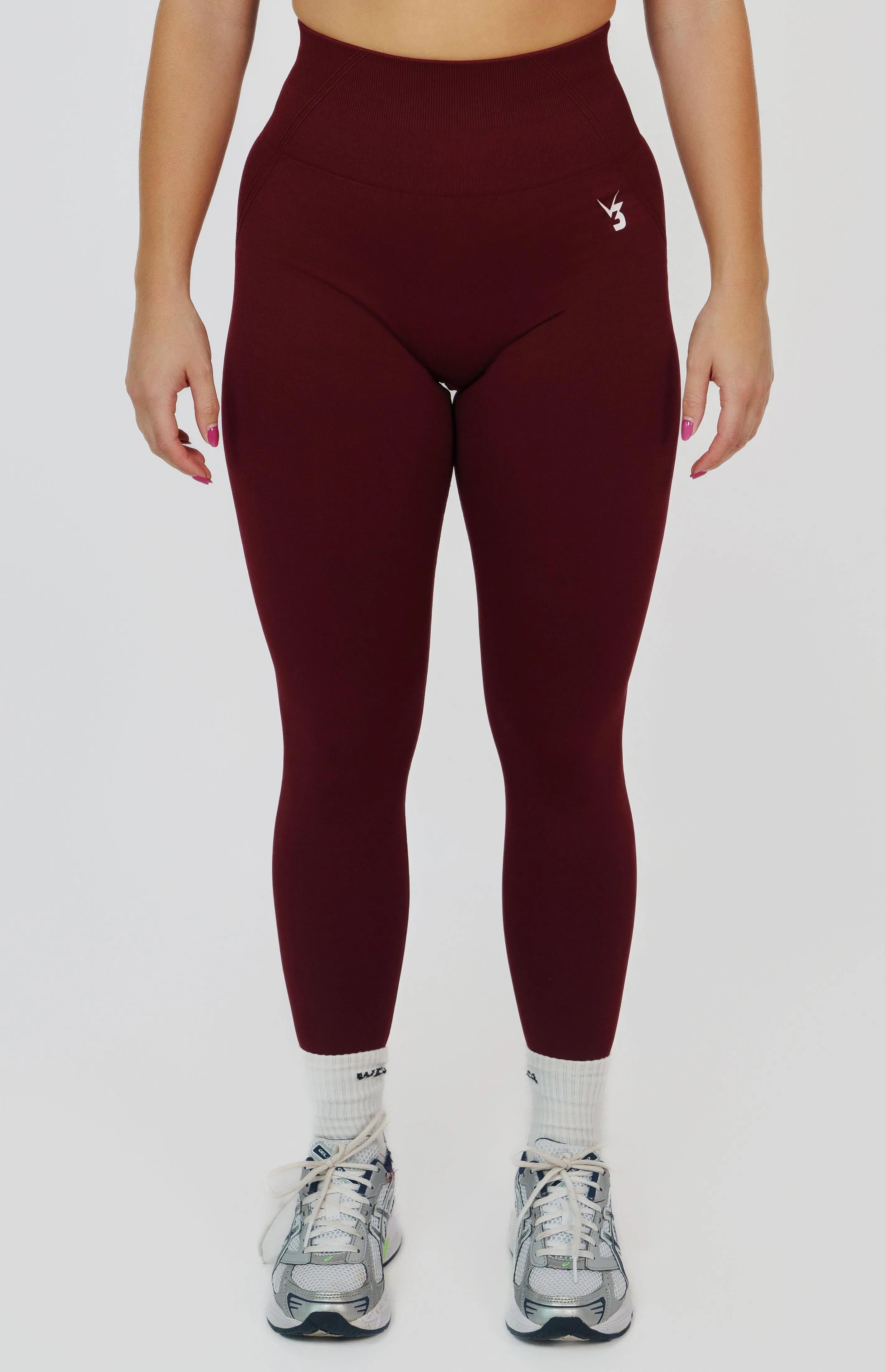 Tempo 3-Piece Seamless Set - Pomegranate Red